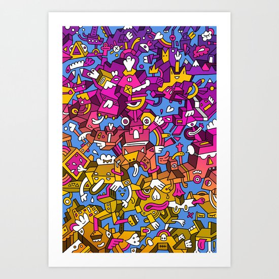 Doctor Edge Art Print