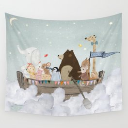 cloud sailers Wall Tapestry