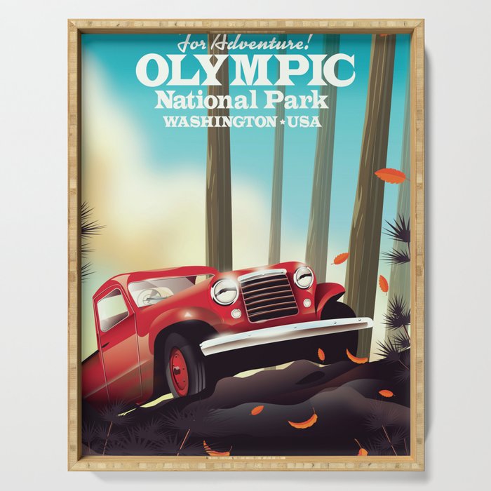 Olympic National Park, Washington USA Serving Tray