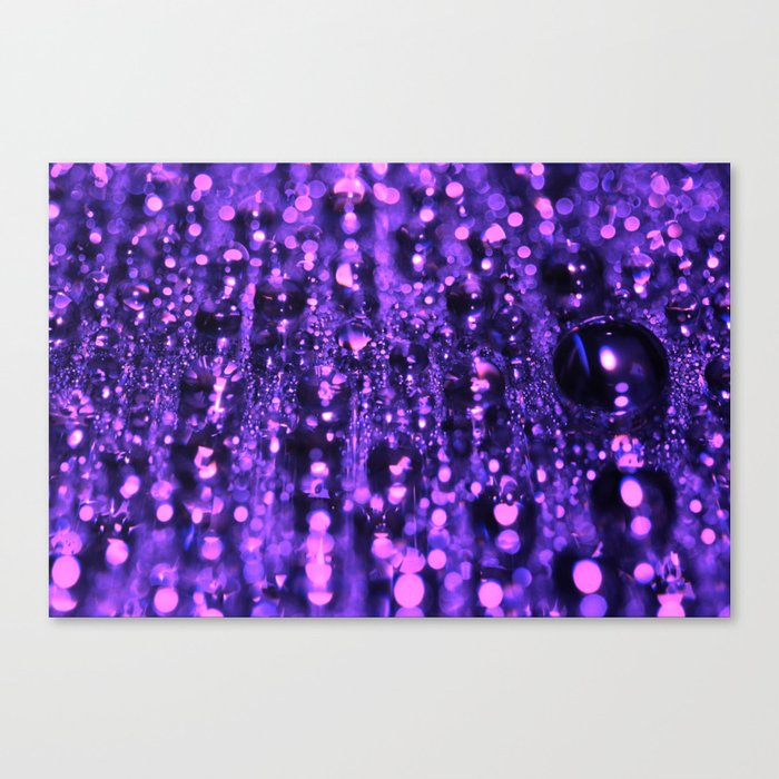 Purple Fractal Canvas Print