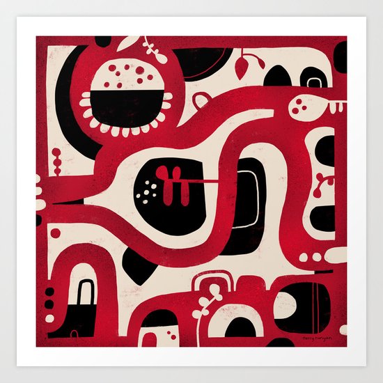 SHAPES Art Print