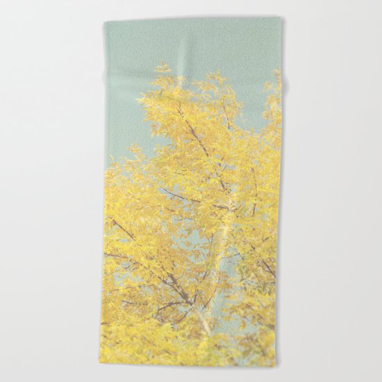 Autumn Tree Beach Towel