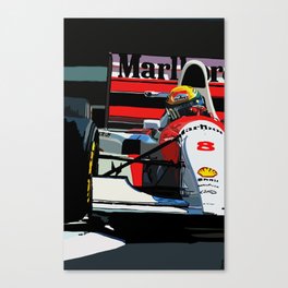 Senna Tribute Canvas Print