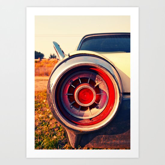 T-Bird taillight Art Print