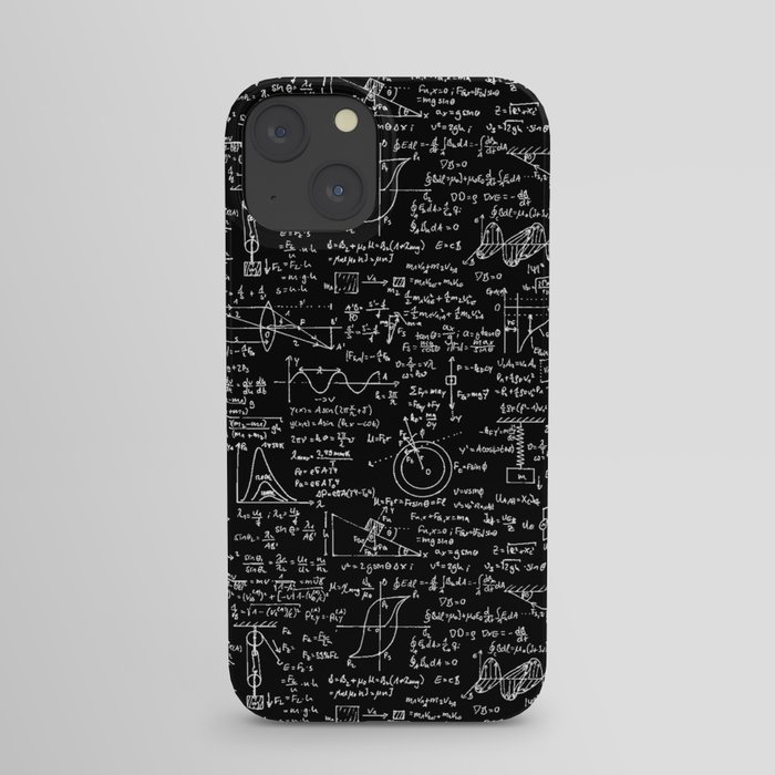 Physics Equations on Chalkboard iPhone Case