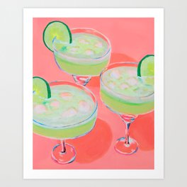 Tres Margaritas Art Print