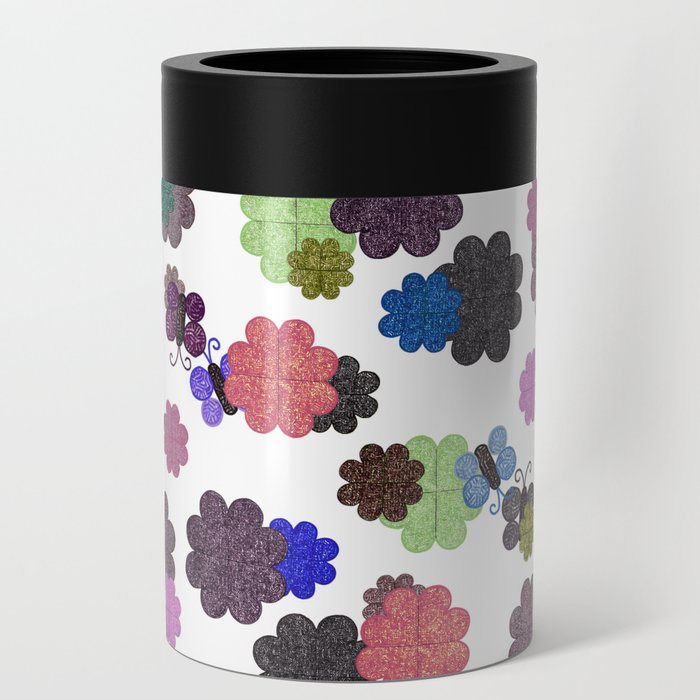 Flowers Galore Can Cooler
