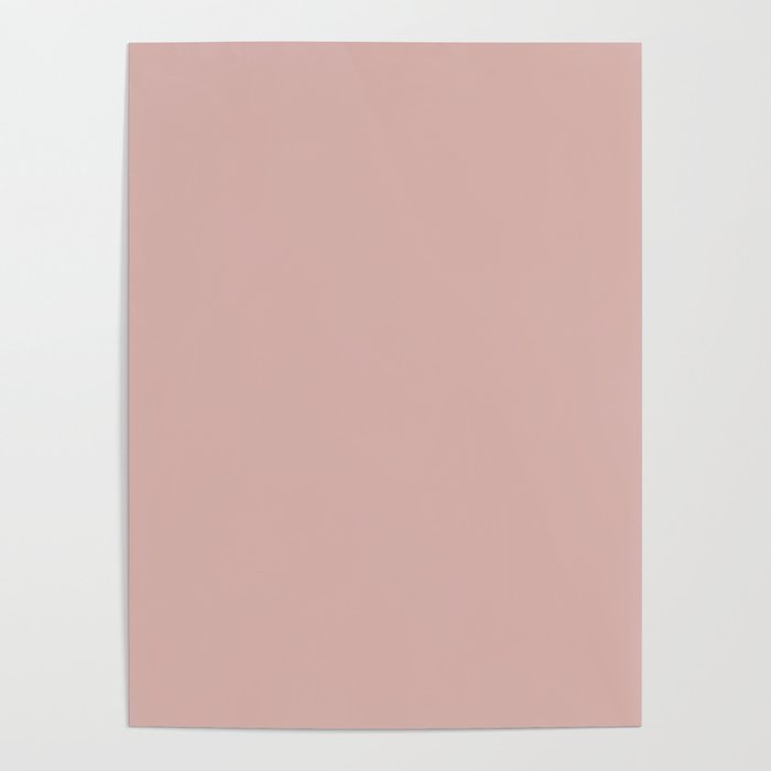 Oyster Pink Poster