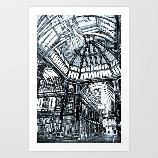 Leadenhall Market London Art Print