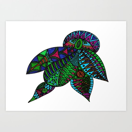 Turtle Beetle Art Print