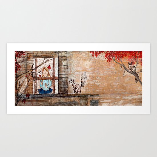 Rain Art Print