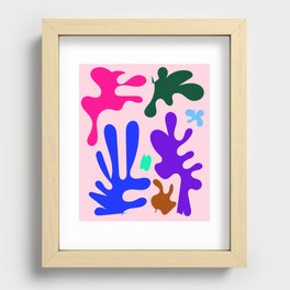 3  Henri Matisse Inspired 220527 Abstract Shapes Organic Valourine Original Recessed Framed Print