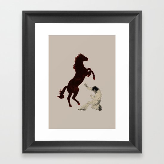 Checkmate_alt Framed Art Print
