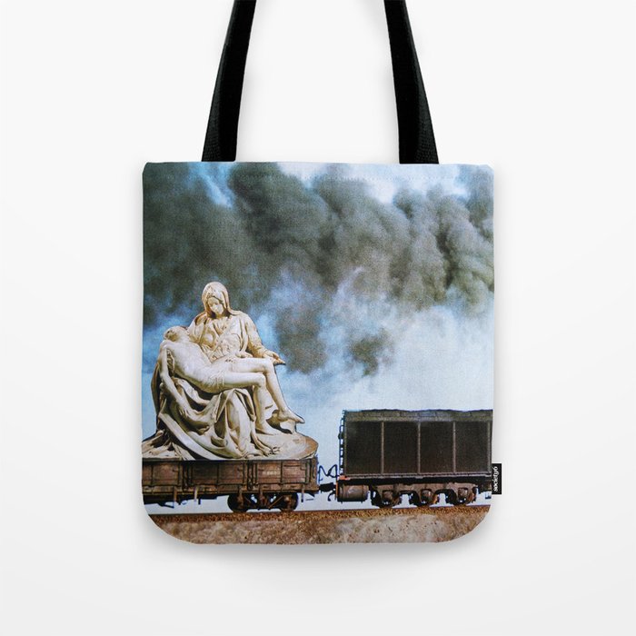 Pietà Train Tote Bag