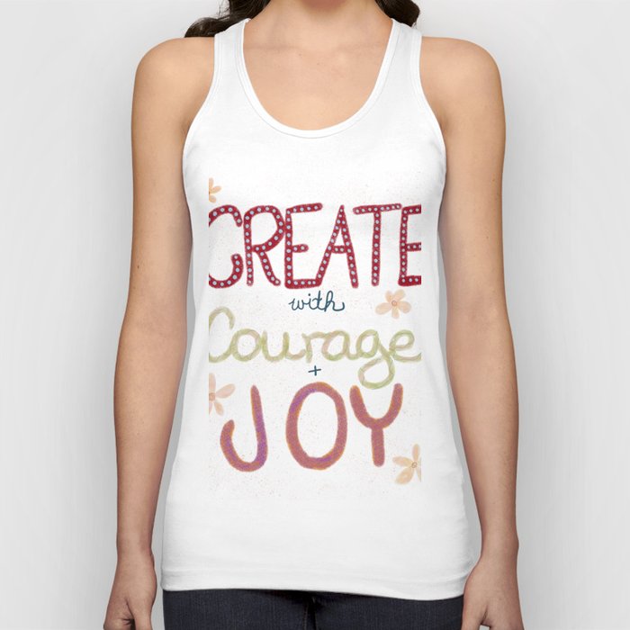 Create With Courage and Joy Tank Top