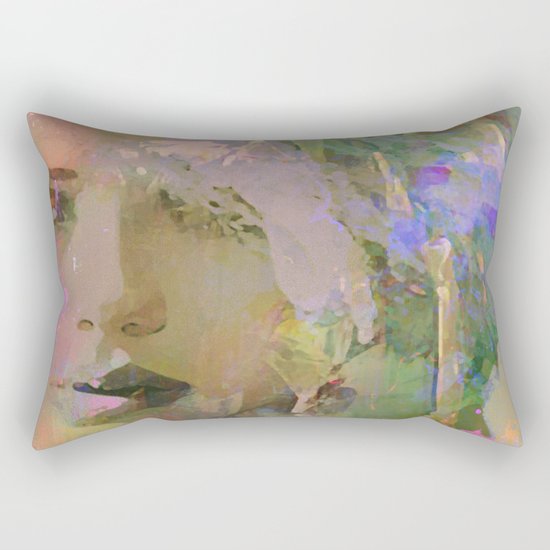 The nameless girl Rectangular Pillow