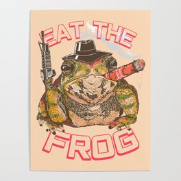Eat The Frog Poster
