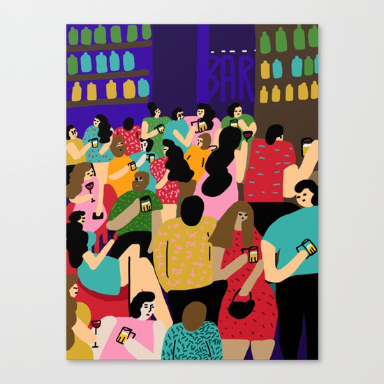 Bar Canvas Print