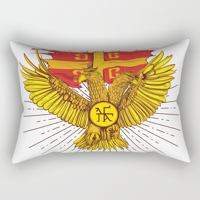 Byzantine Eagle Rectangular Pillow