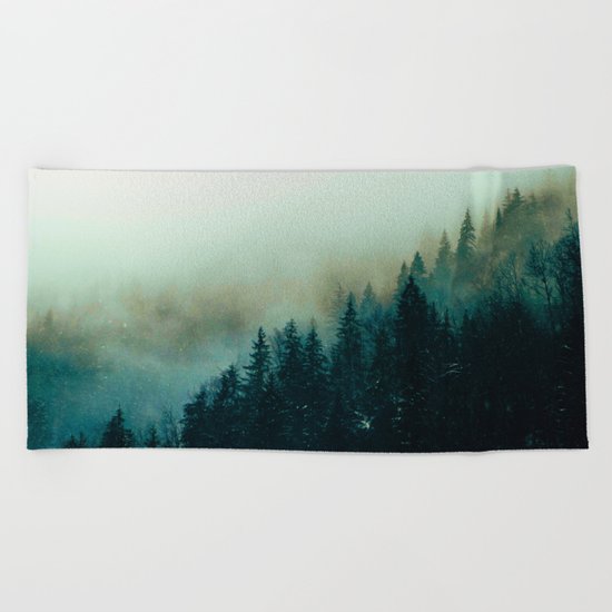 Foggy Magic Beach Towel
