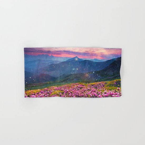 Blooming mountains Hand & Bath Towel