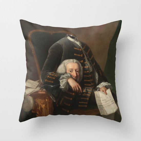 Beheaded Throw Pillow