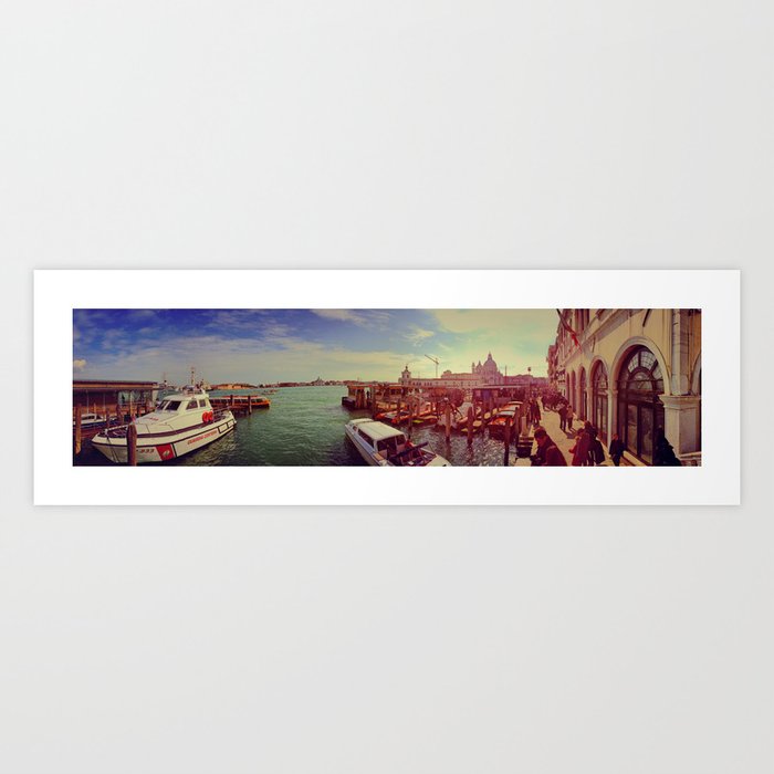 Venice by the Water Art Print