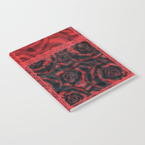 Patchwork . Roses are red. Notebook