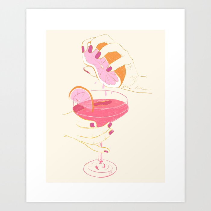 Cocktail Hour #2 Art Print