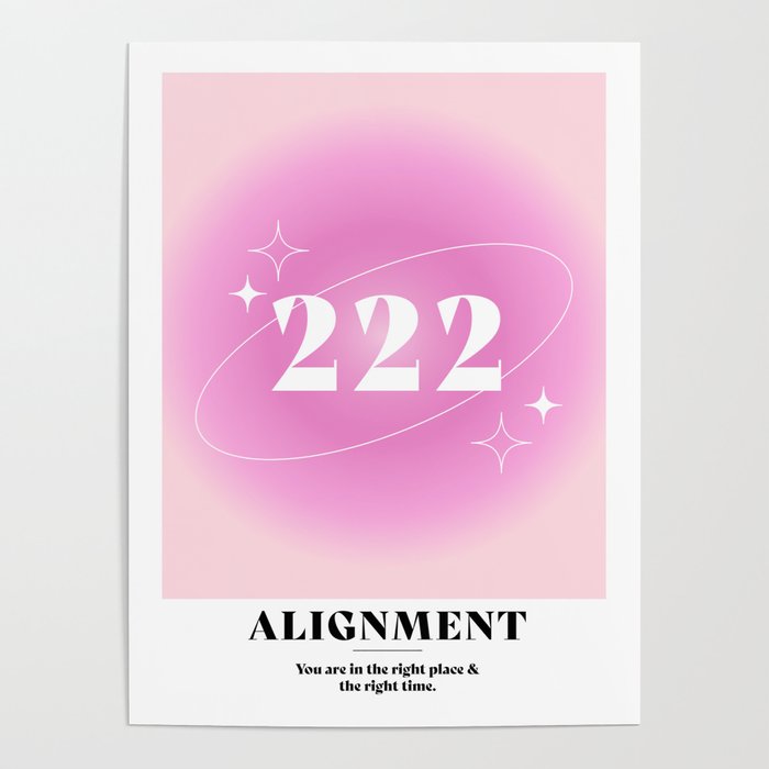 Angel Number 222: Alignment Poster