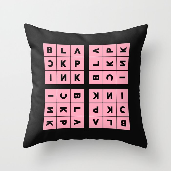 Blackpink Square Up Pink V2 Throw Pillow By Kottsu Society6