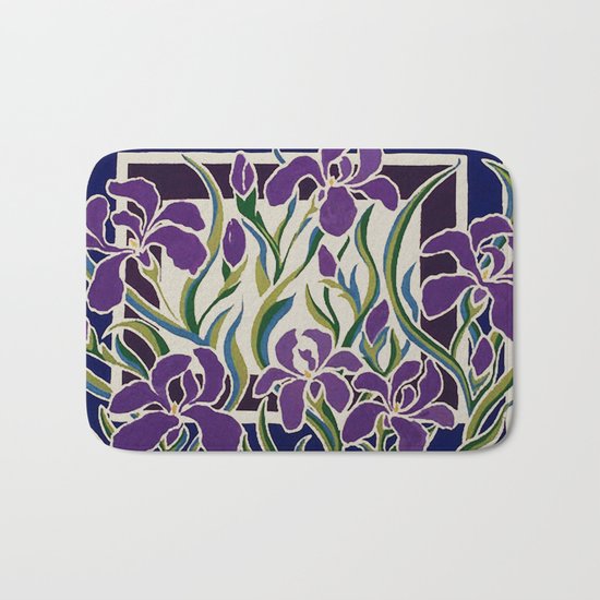 Irises Bath Mat