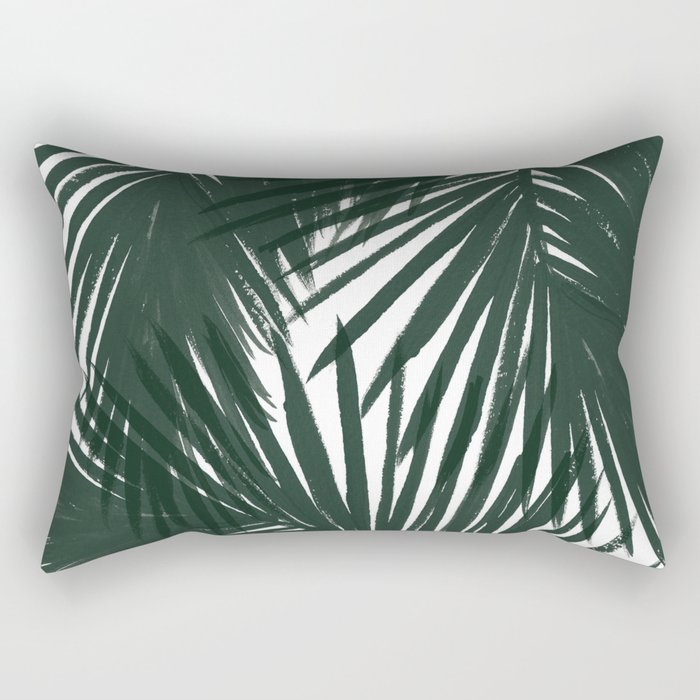 Palms Green Rectangular Pillow