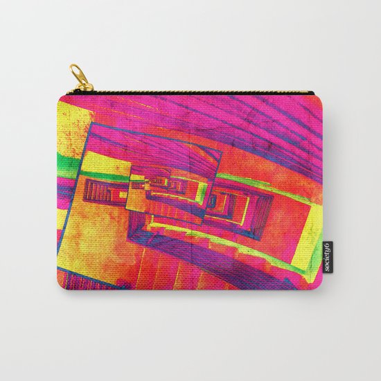 Pop Art Stairwell Abstract Carry-All Pouch
