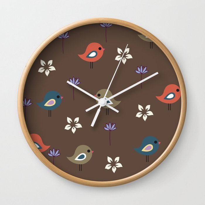 Cute Pattern 5 Wall Clock