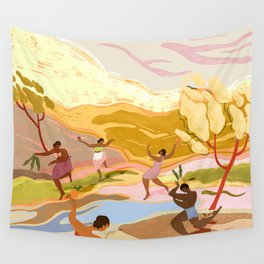 Dancing in Paradise Wall Tapestry