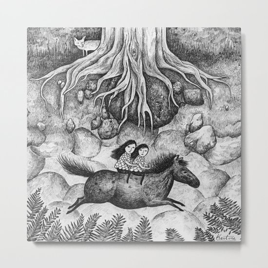 Sisters Metal Print