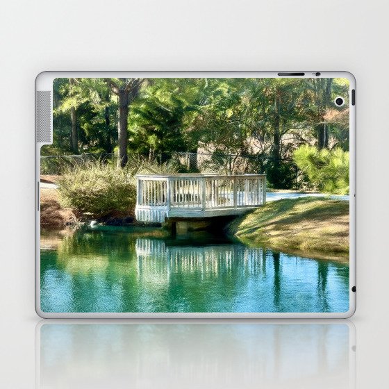 Overlooking the Turquoise Lagoon Laptop & iPad Skin