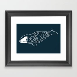 The Bowhead Framed Art Print