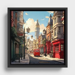 London, UK Framed Canvas