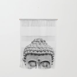 Shy Buddha - Black and White Photography Wall Hanging