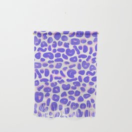 Leopard Print Abstractions – Periwinkle Wall Hanging