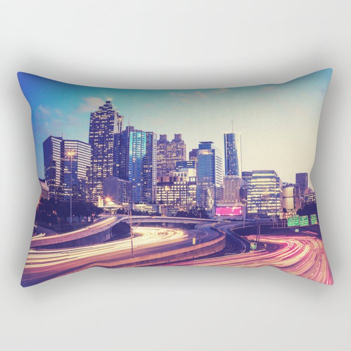 Atlanta Downtown Rectangular Pillow