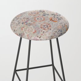 Bohemian Traditional Vintage Old Moroccan Fabric Style Bar Stool