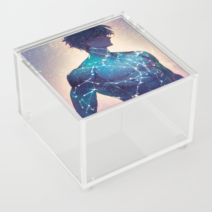 Constellation Star Map Man - Anime Manga Concept Character Acrylic Box