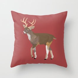 Rudolph Throw Pillow