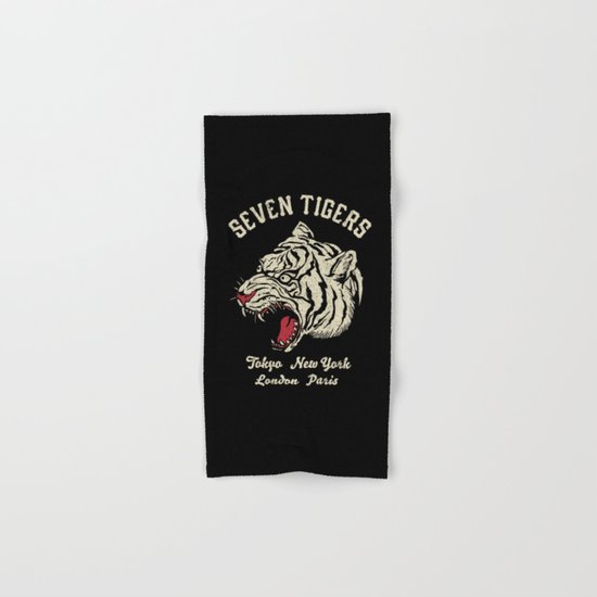 Seven Tigers Hand & Bath Towel