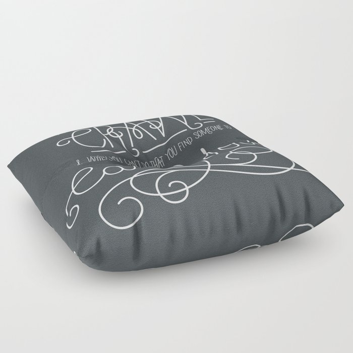Firefly Quote : Carry You Floor Pillow