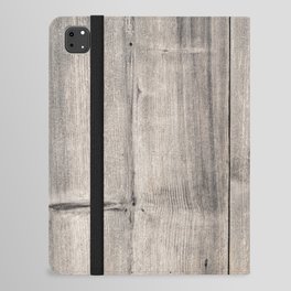 Gray Wood Planks iPad Folio Case