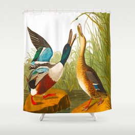 Shoveller Duck Shower Curtain